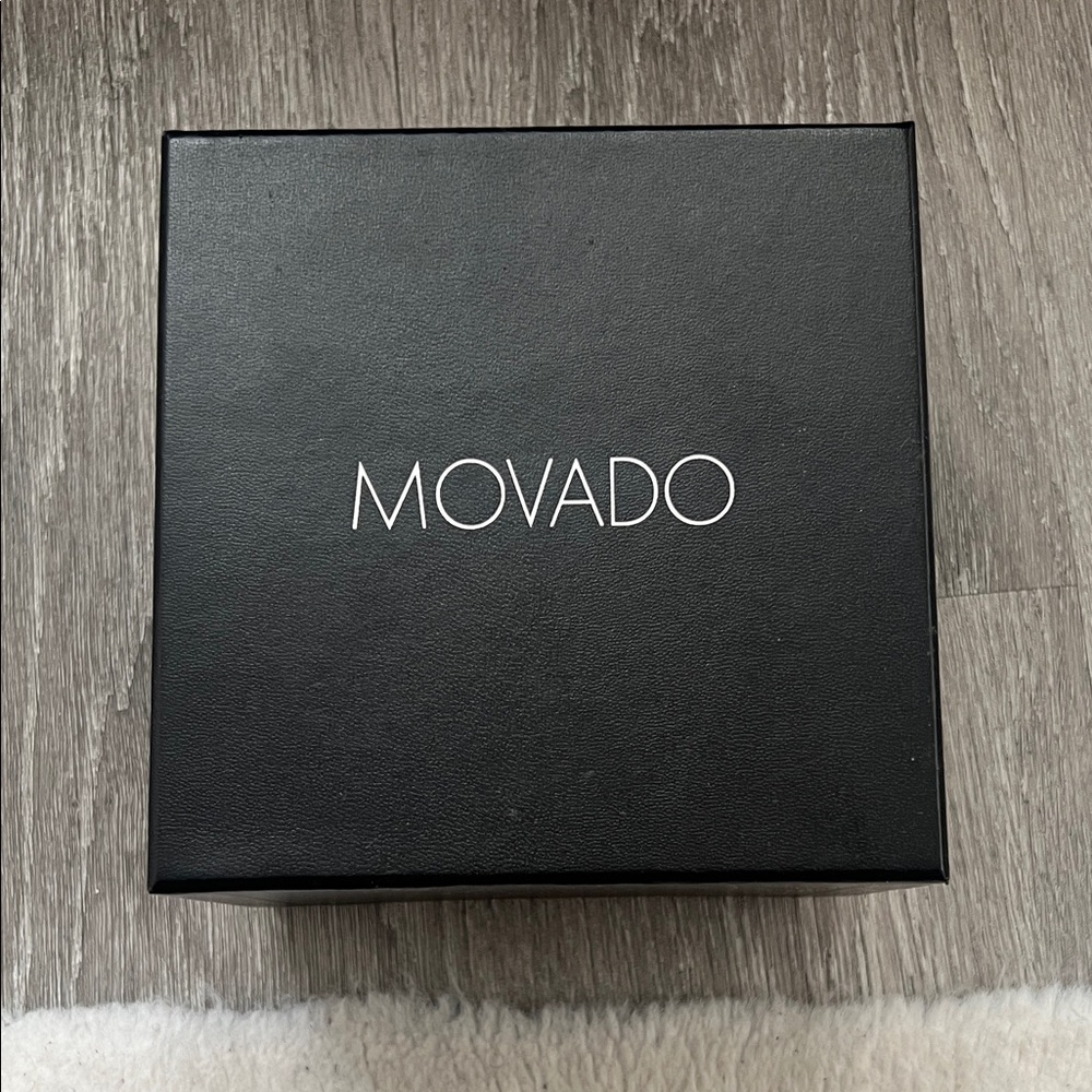 Movado Elegant Black Storage Box